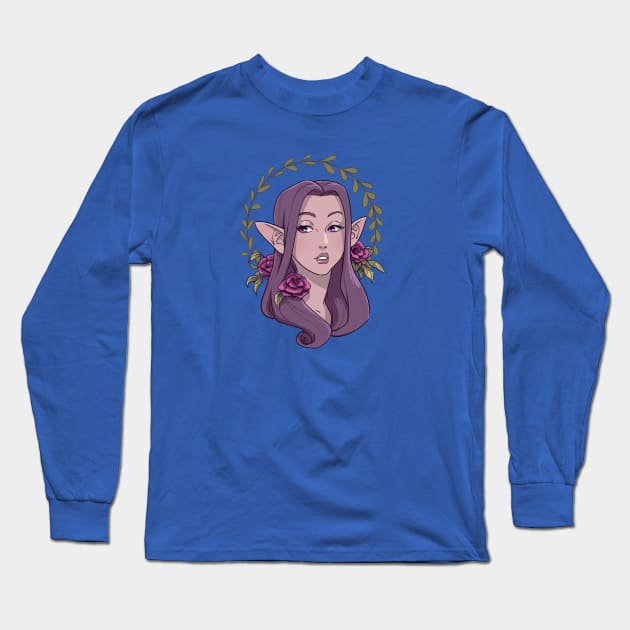 Tall Elf Long Sleeve T-Shirt by Dire